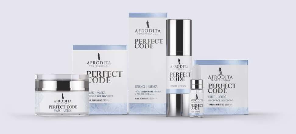 nadraženos i smanjuje osjetljivost kože linija PERFECT CODE označava novu prekretnicu u razvoju pomlađujućih proizvoda Afrodita Professional jer sadržava kombinaciju