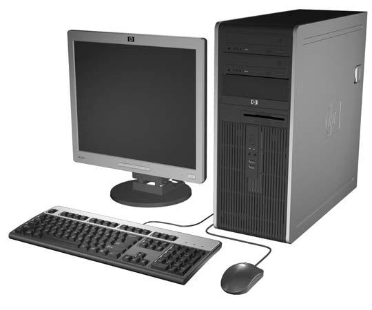 1 Funkcije proizvoda Standardne funkcije konfiguracije Funkcije računara HP Compaq Convertible Minitower mogu se razlikovati u zavisnosti od modela.