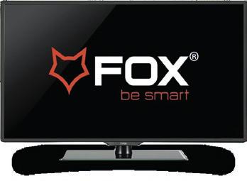 Slim LED TV, Pixel Plus HD, DVB-T/T2/C TUNERI LED TV FOX