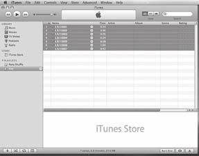 Korištenje programa itunes Kopiranje glasovne datoteke na CD Glasovne datoteke možete prenijeti s diktafona na računalo, a zatim ih kopirati na CD.