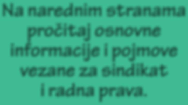 Na narednim stranama pročitaj osnovne