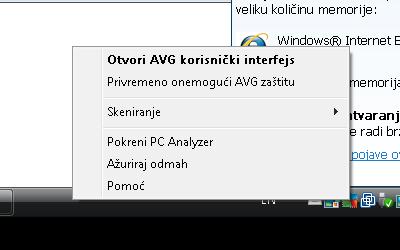 o Otvori u naprednim podešavanj ima... - ova opcija je dostupna samo za neke komponente; tj. one koje pružaju mogućnost naprednih podešavanja. 5.