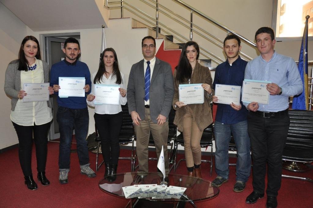 Program stažiranja u Kosovskom Institutu za Pravosudje 07 januara 2015 Završila praksu petnaesta (15) grupa stažera u Kosovskom Institutu za Pravosudje.