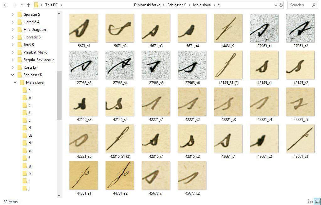 3.2. Metode Korištene su digitalne fotografije (skenovi) herbarijskih listova iz baze FCD koje su u nekomprimiranom formatu (TIFF format).