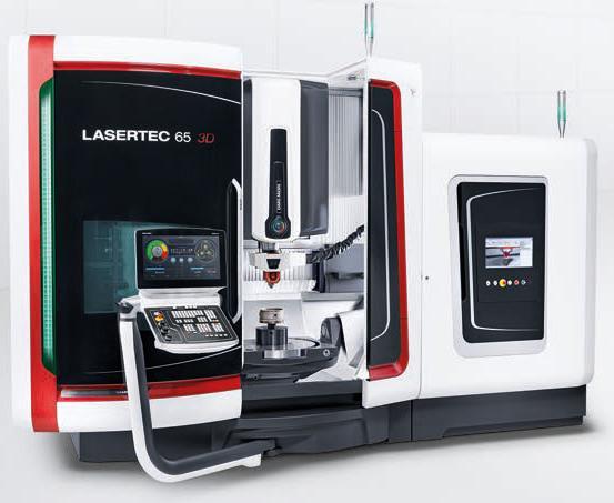4.1.1. Lasertec 65 3D Predstavnik LASERTEC tehnologije tvrtke DMG MORI, u kombinaciji sa aditivnom tehnologijom i tehnologijom obrade odvajanjem čestica je hibridni alatni stroj Lasertec 65 3D, Slika 6.