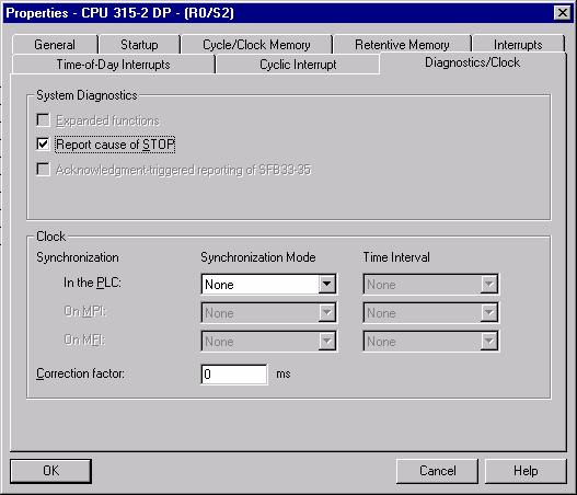 CPU karakteristike: Diagnostics/Clock