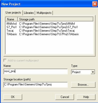 Vježba 1-1.1: Stvaranje novog projekta i umetanje S7 programa u njega 1.) 2.) Praktikum aumatizacije ak.g. 2009/2010 LB1-1 9/58 Zadatak U SIMATIC Manager-u stvorite novi projekt.