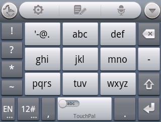 Dodirnite za postavljanje TouchPal tipkovnice. Dodirnite za otvaranje opcija uređivanja teksta. Možete odabrati, izrezati, kopirati, zalijepiti ili izbrisati tekst ili pomaknuti pokazivač.