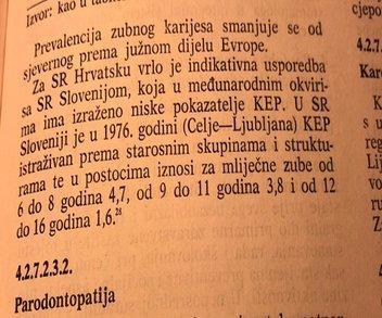 USPOREDBA SA SLOVENIJOM Zdravstvo u Socijalističkoj Republici Hrvatskoj : razvoj, stanje,