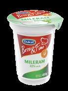 Jogurt Dukat 3,2%mm 1kg SOMBOLED Mileram 400g Dukat 22%mm čaša