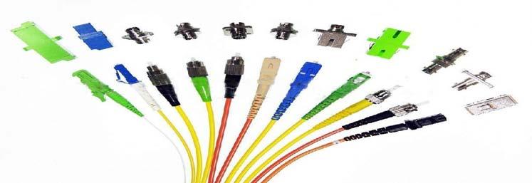 Optički konektori i interkonektori (spojnice) Optički konektori služe za povezivanje optičkih vlakana na aktivne uređaje.