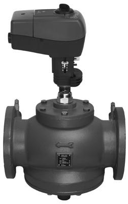 Tehnički list Regulacioni i balansni ventil nezavisan od promene pritiska u sistemu AB QM DN 10-250 AB-QM ventil sa pogonom predstavlja