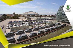 Škoda Scala svetska dilerska konferencija 2019: Scala test vožnja kroz Valensiju ŠKODA dileri širom sveta imali su priliku da upoznaju novi model SCALA početkom aprila