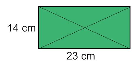 uz osnovicu ako je α= 124 i a= 23 cm.