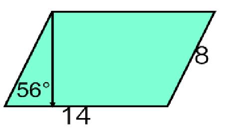 Zadatak 6: Izračunaj površinu paralelograma kojemu su