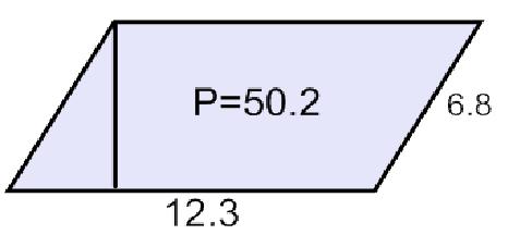 Zadatak 7: Ako su duljine stranica paralelograma 12.