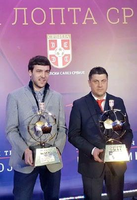 На крају године додељена су традиционална признања ФСС а лауреати су тренер Црвене звезде Владан Милојевић и