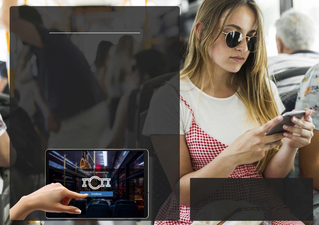 WiFi MARKETING Kod brendiranih autobusa, sistem može prikazivati jednu ili više reklama isključivo za određeni brend. Digitalnom reklamom se time upotpunjuje vizuelna kampanja u celom autobusu.