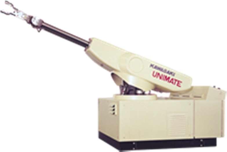 Već 1954. godine pojavljuje se prvi digitalno programibilni robot imena Unimate kojeg je napravio američki izumitelj George Charles Devol. Unimate je prodan tvrtci General Motors 1960.