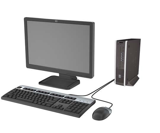 1 Značajke proizvoda Uobičajene značajke konfiguracije Značajke računala HP Compaq Ultra-Slim Desktop mogu se razlikovati ovisno o modelu.