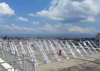 Na krovu hotela Hilton u bugarskom glavnom gradu Sofiji njemački tehnološki koncern Bosch pustio je u rad novi solarni sustav grijanja za pripremu potrošne tople vode.