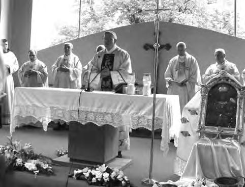 najviše hodočasnika došlo je iz Mužlje. Misno slavlje je predslavio i održao prigodnu propovijed župnik i dekan iz Nove Crnje Sándor Hajdú. Koncelebrirali su salezijanci Stanko Tratnjek i Janez Jelen.