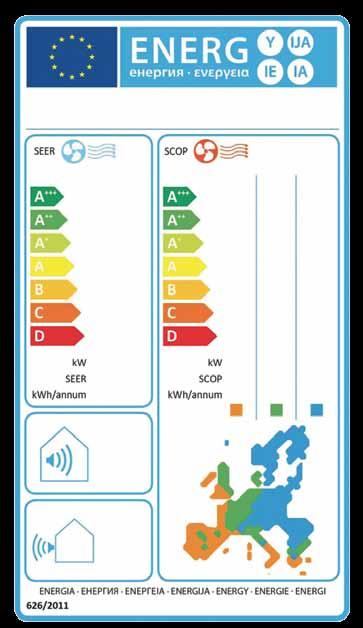 etske učinkovitosti ErP regulativa na snazi u EU Početkom 2013. godine, na snagu je stupila ErP (Energy related Products) regulativa koja ograničava potrošnju električne energije klima uređaja.