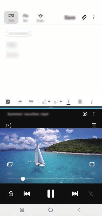Aplikacije i značajke Višenamjenski prozor Uvod Višenamjenski prozor omogućuje vam pokretanje dviju aplikacija istovremeno u prikazu podijeljenog zaslona.