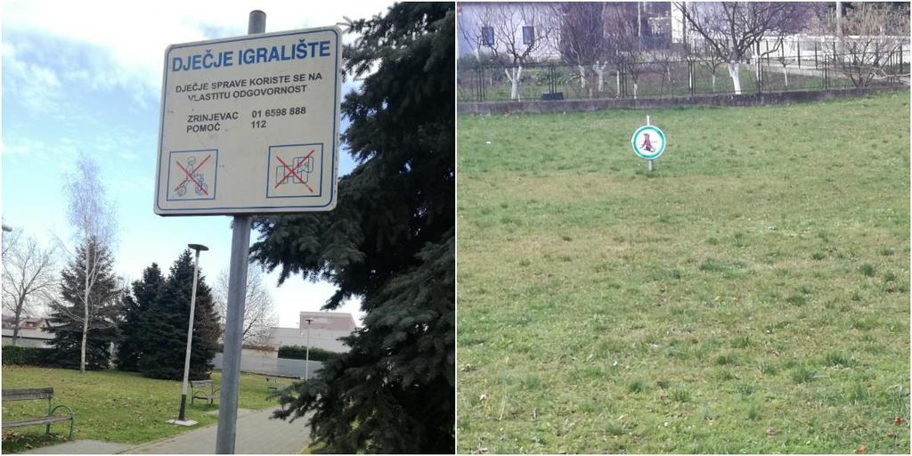 Nakon analiziranih parkova za pse potrebno je osvrnuti se na zelene otvorene površine. Zelene otvorene površina s parkovima za pse predstavljaju glavna područja zadržavanja šetača pasa.