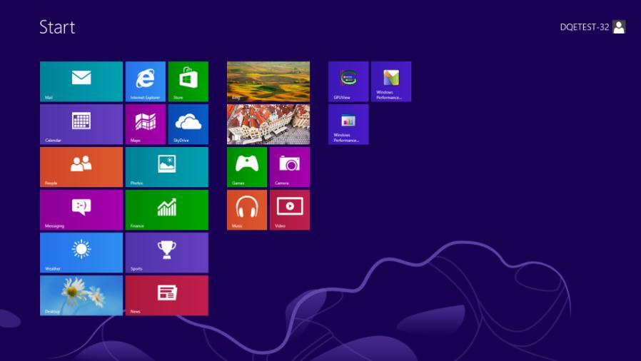 Windows 8 Pokrenite Windows 8 Desnom tipkom kliknite i kliknite Sve u donjem desnom uglu zaslona.