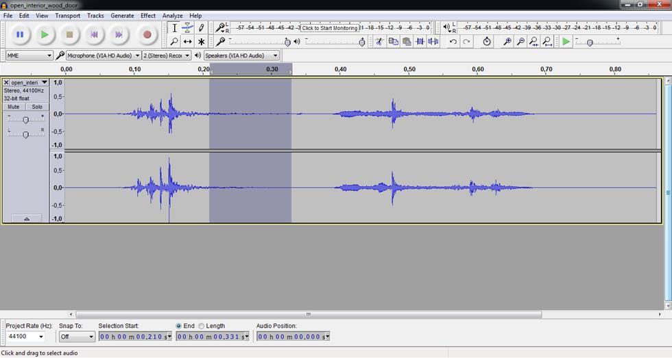 2.4. AUDACITY Audacity [4] je besplatan program koji se koristi za obradu zvuka prilikom izrade zvučnih datoteka.