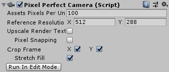 Sl. 3.32. Pixel Perfect Camera komponenta 3.8. Grafičko korisničko sučelje (GUI) Grafičko korisničko sučelje [21] (engl.