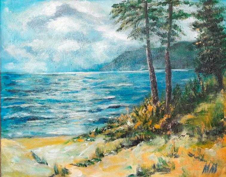 Mirjana Modrušan je slikarica na koju snažan utjecaj ima upravo Lika, Rakovica i blizina Pl. jezera.