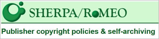 Autorska prava - provjera Ugovor o prijenosu autorskih prava na izdavača (ukoliko je potpisan) mrežne stranice časopisa SHERPA/RoMEO