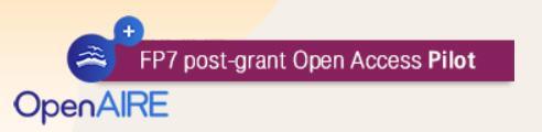 Pilot projekt FP7 post-grant OA mogućnost plaćanja troškova objave radova (APC) u otvorenom pristupu UVJETI: radovi nastali na temelju FP7 projekata koji su završili (do 2 godine nakon završetka)