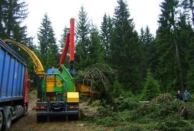 U Srbiji je korišćenje šumskog ostatka veoma ograničeno i vezano je uglavnom za seče obnavljanja i ravne terene ili za korišćenje ostatka pri primeni metode izvlačenja delova stabala i krošnji.