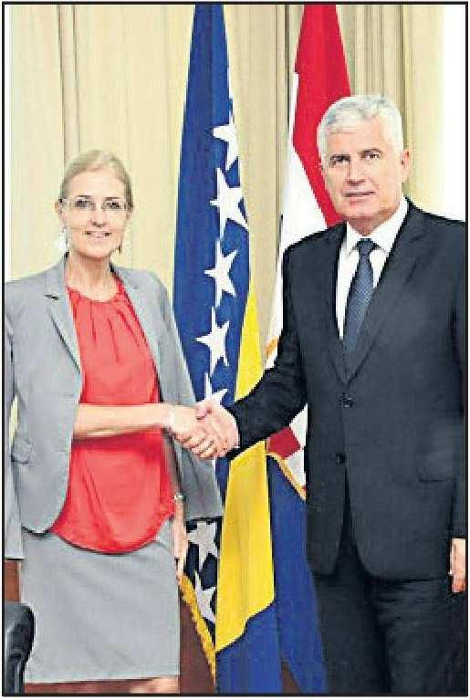 skupštine BiH Dragan Čović primio je veleposlanicu Republike Austrije u BiH Ulrike Hartmann.