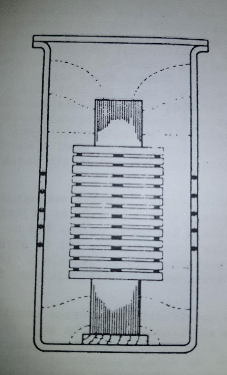 Slika 2.5.1. Uljni transformator[2] Uljni transformatori nalaze se u željeznom kotlu koji omogućuje toku trećeg harmonika da se lakše zatvori od jarma do jarma.
