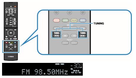 4 Pritisnite STRAIGHT kako bi selektirali FM100/AM10. 5 Pritisnite kako bi postavili jedinicu u standby i uključite ponovno.