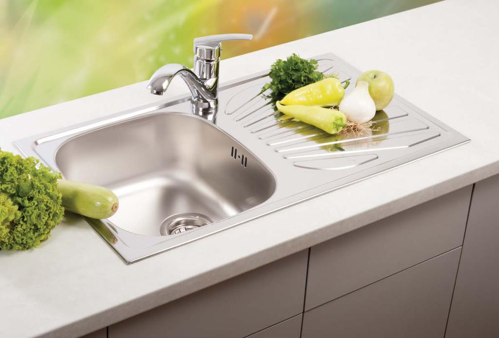 LUNA FLEX Luna FLEX 1D Usadne sudopere / Inset Sinks 770x4 mm mm Mera ormarića /