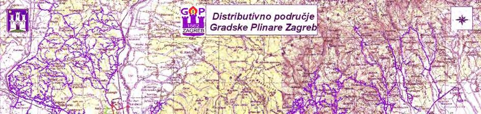 Prikaz 31. Plinovodni sustav na području Grada Zagreba Izvor: Gradska plinara Zagreb Tablica 47.