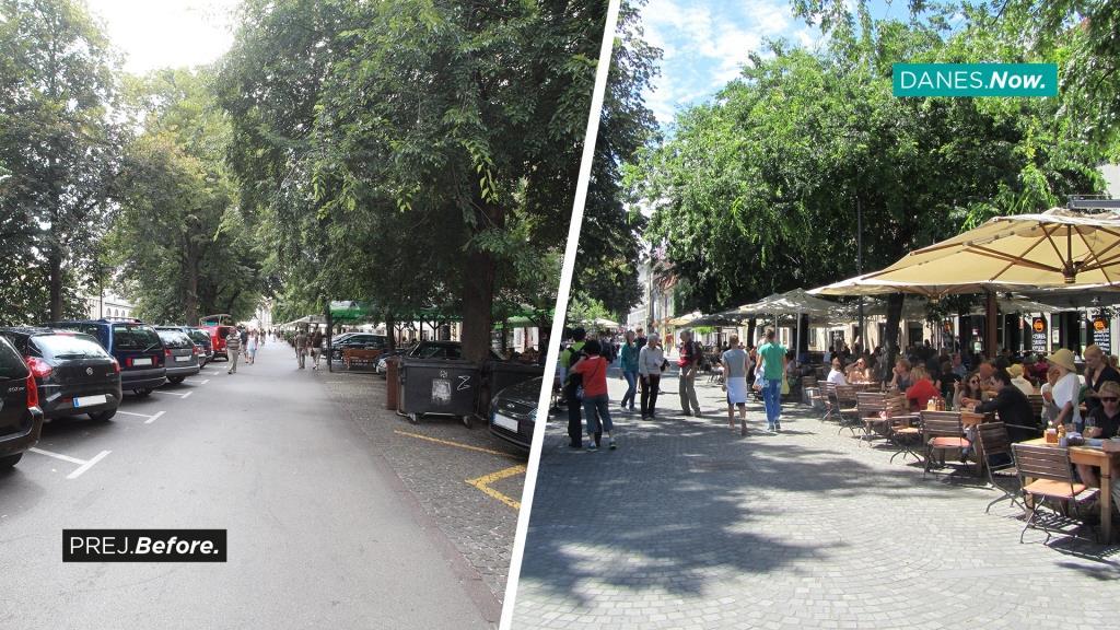 Ljubljana transformiranje centra grada Prije i nakon