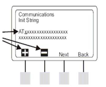 4) Pritisnite "Back" (natrag) za povratak na "Communication Properties" ekran.