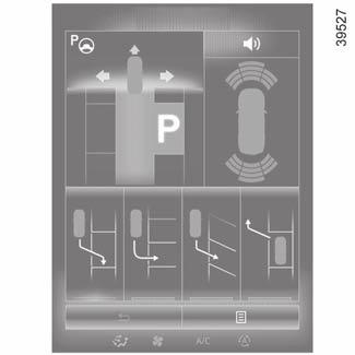 Pomoć pri parkiranju (1/4) 2 1 3 Ovo je funkcija koja vam pomaže u manevrima parkiranja.