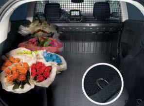 Veliki teretni prostor Ford Fiesta Van pruža velikodušnih 0,96 kubnih metara stražnjeg teretnog prostora.