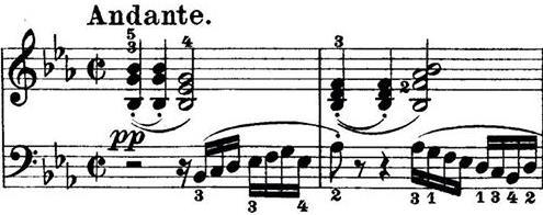 4. SONATA U ES-DURU, OP.27 BR.1, Quasi una fantasia Beethovenova sonata op.27 br.1 nastala je 1800./1801.godine.