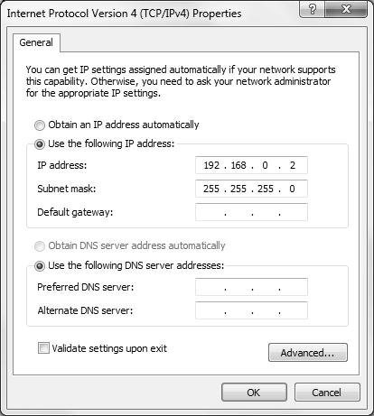 PHR009-B_06_0.ook Pge Thursy, My 9, 06 :0 PM e. U prozoru Properties, izerite stvku Use the Following IP Aress. f. Poesite slijeeću IP resu: "9.68.0.". 9.. Nogrnj progrm n njnoviju inčiu S k ste spojeni n, tret ćete nogriti progrm optimizirte.