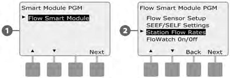 Protoci stanica Automatsko učenje protoka (sve stanice) Okrenite odabirač programatora na "Module Programming" Programiranje modula.