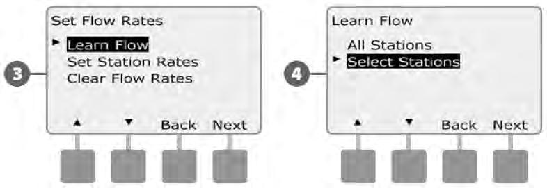 Automatsko učenje protoka (odabrane stanice) Okrenite odabirač programatora na "Module Programming" Programiranje modula.