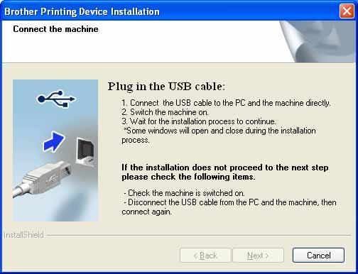 USB Winows Oerite Lol Connetion, ztim kliknite Next. Instlij se nstvlj. Spojite USB kel n USB priključk oznčen simolom. Pronći ćete USB utičniu unutr uređj, ko što je prikzno ispo.